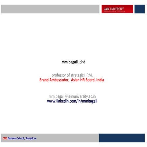 Communication / JAIN University, PhD, Research, HR and Management, PhD.... Ba...