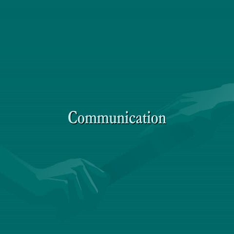 Communication