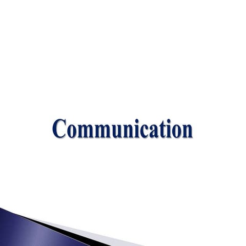 Communication