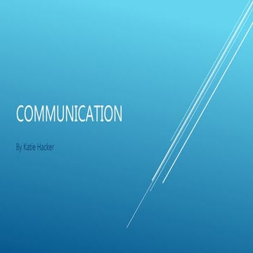 Communication