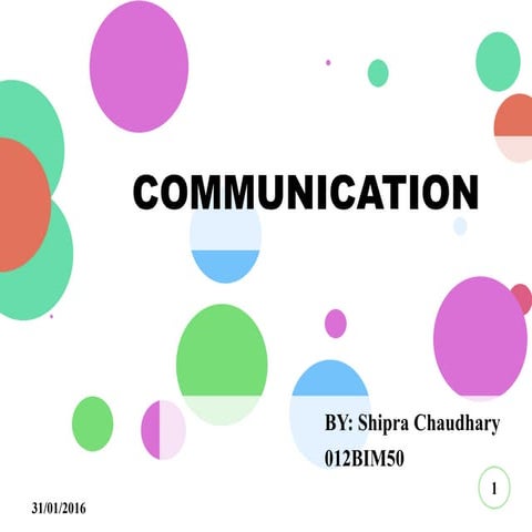 Communication | PPT