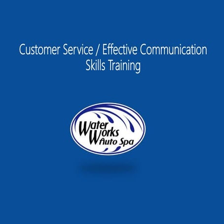 Communication Skills Training