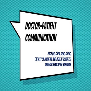 Doctor-Patient Communication Skill