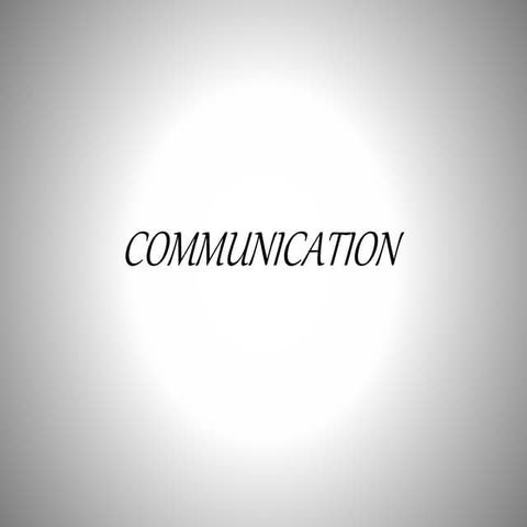 Process of Communication