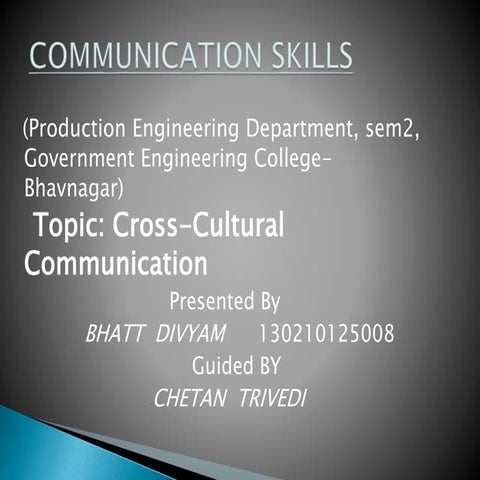 Communication skills