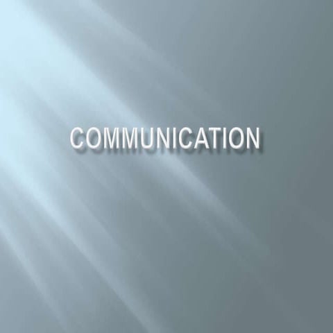 Communication to achieve success in Personal and professional life.ppt