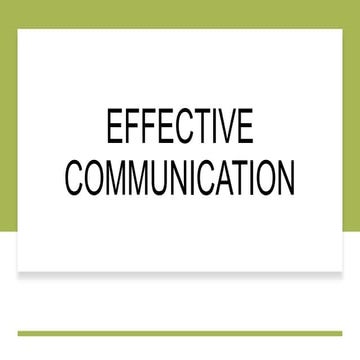 Communication 