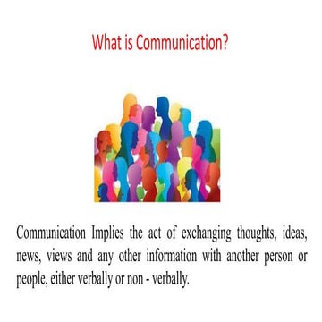 Communication , And its types in officially and non-officially | PPTX