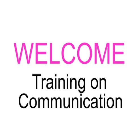 Communication to achieve success in Personal and professional life.ppt