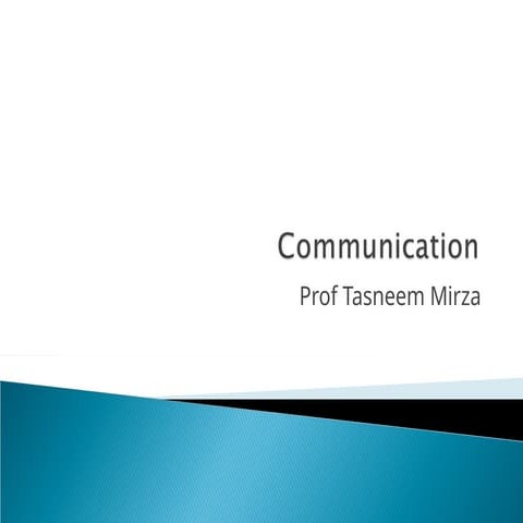 Message and Stream Oriented Communication | PPTX