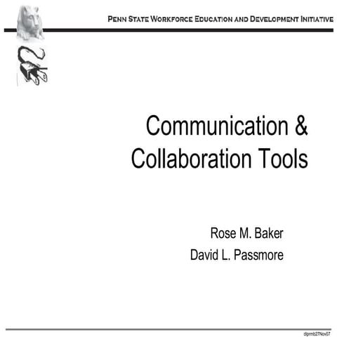 Communication & Collaboration
