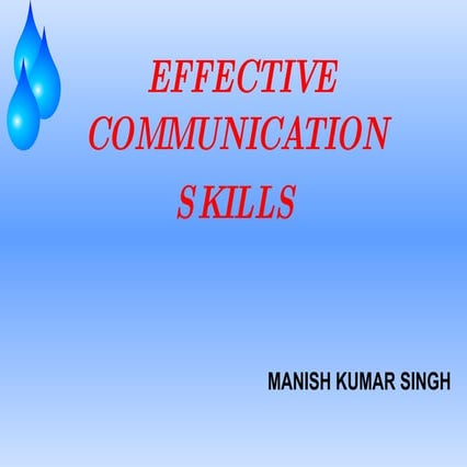 Communication Skills