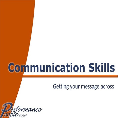 Communication Skills