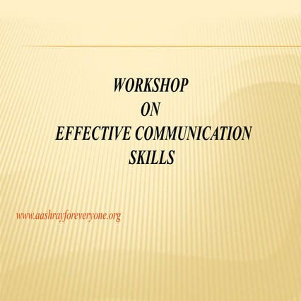 Communication skills
