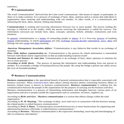 BusinessCommunication 1st chapter