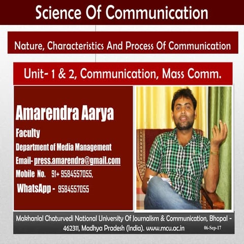 Communication to mass communication
