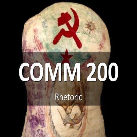 Communication 200 Rhetoric Research