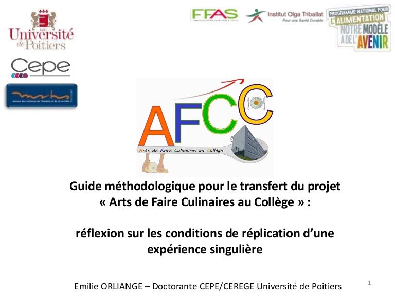 Création Dun Guide Méthodologique Pour Favoriser Le
