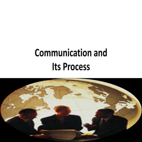 Communication and its elements | PPTX