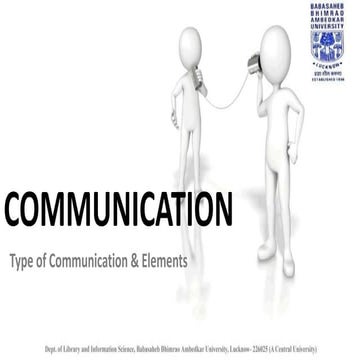 Communication and its type