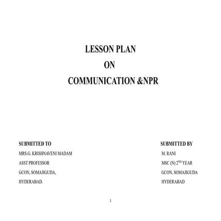 Communication and NRP 28.11.2025 bsc students