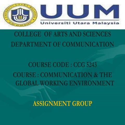 Communication approach and culture in the global working1