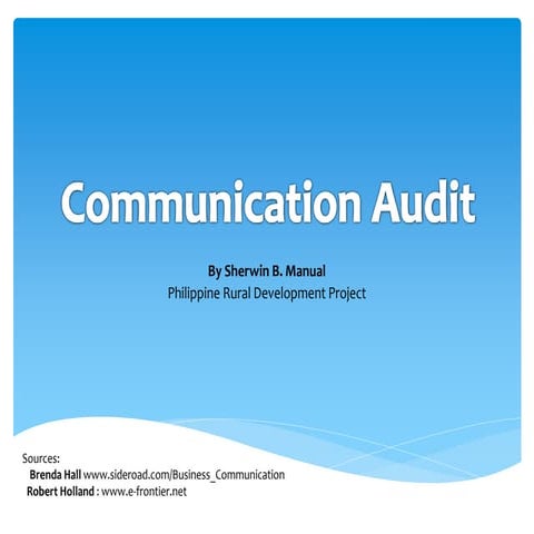 Communication Audit