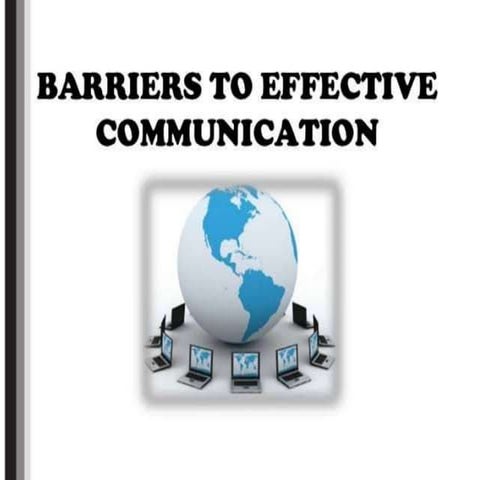 Communication barrier