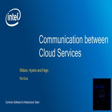 Communication between cloud services
