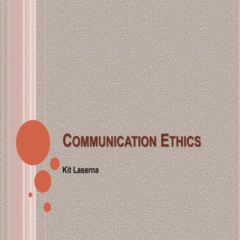 Communication ethics