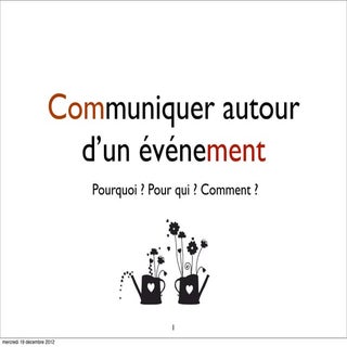 Communication événementielle