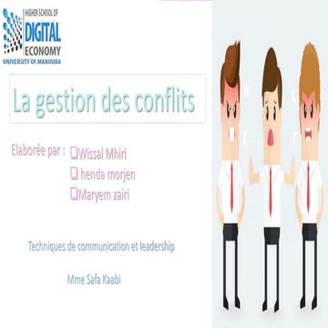 Communication gestion de conflit | PPTX