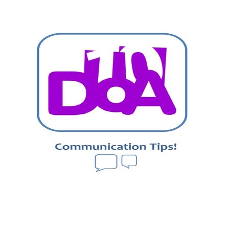 Communication Guide for 10 DoA
