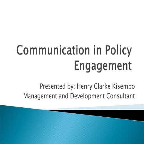 Communication in policy engagement.ppt 1.