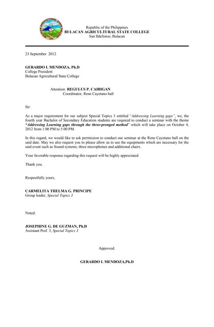 thanking a guest speaker