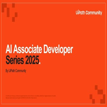 Session 7 Specialized AI Associate Series: UiPath Communications Mining Overview