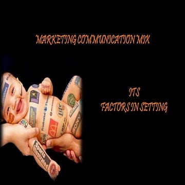 Communication mix | PDF