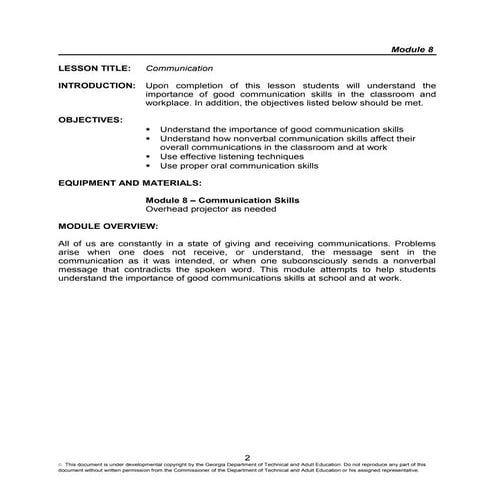 Communication module