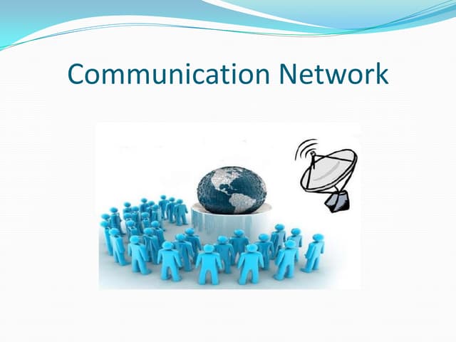 Communication network  .ppt