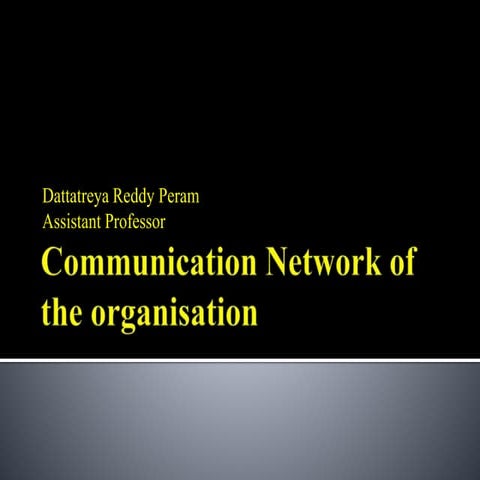 Communication network of the organisation