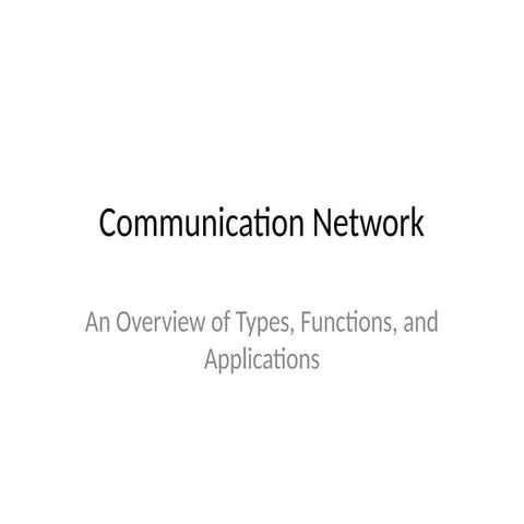 Communication_Network_Presentation .pptx