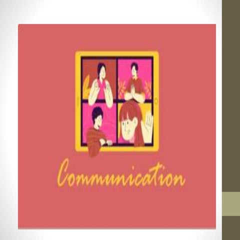 Communication overview