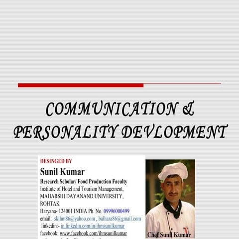 Communication  and personality_devlopment