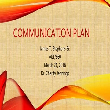 Communication Plan