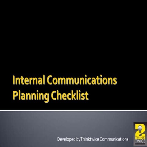 Communication planning   due diligence roadmap