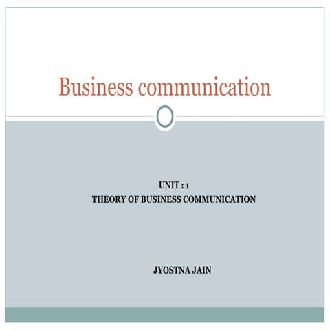 Communication ppt | PPT