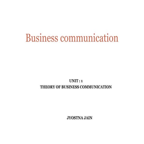 Communication ppt