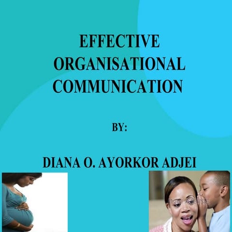 EFFECTIVE ORGANIZATIONAL COMMUNICATION