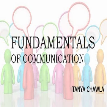 Fundamentals of communication ppt | PPTX | Computer Networking | Computing