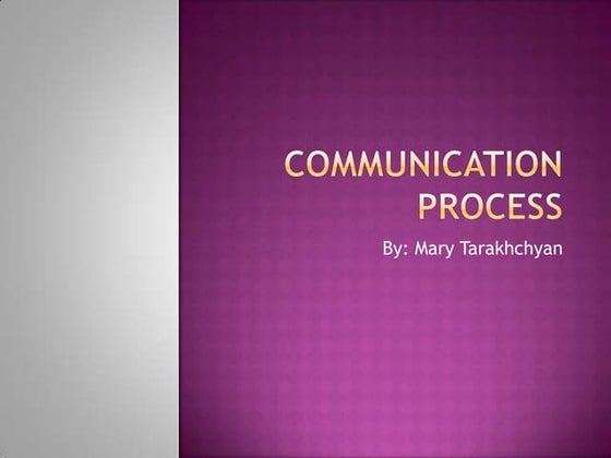 Communication | PPT